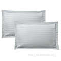 Custom 100% poliester Microfiber Stripe Satin Pillowcase